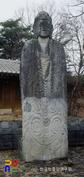 아산 평촌리 석조약사여래입상