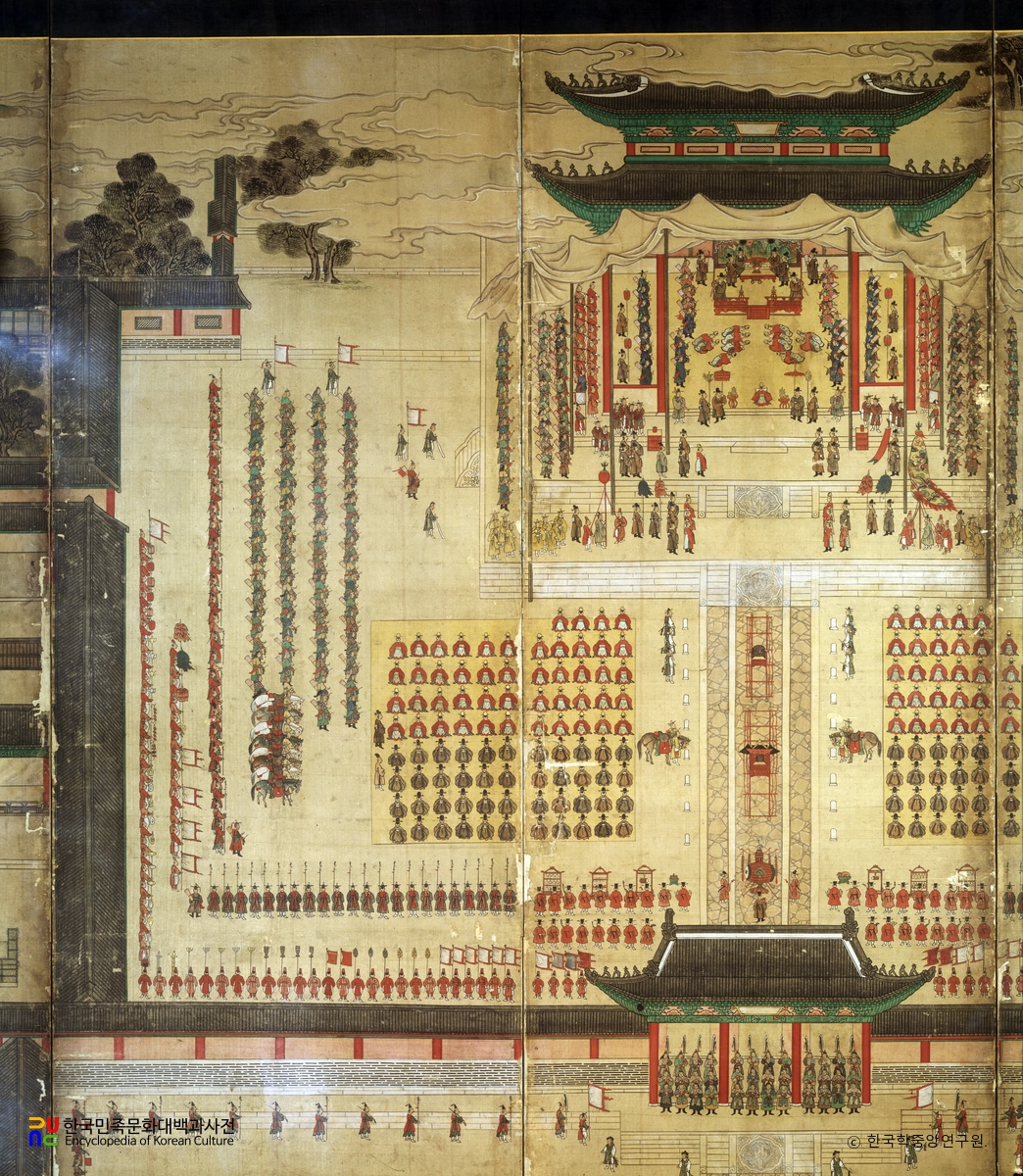 조대비 사순칭경진하도병