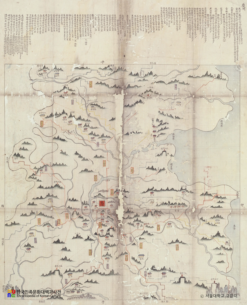 경주(영남지도)