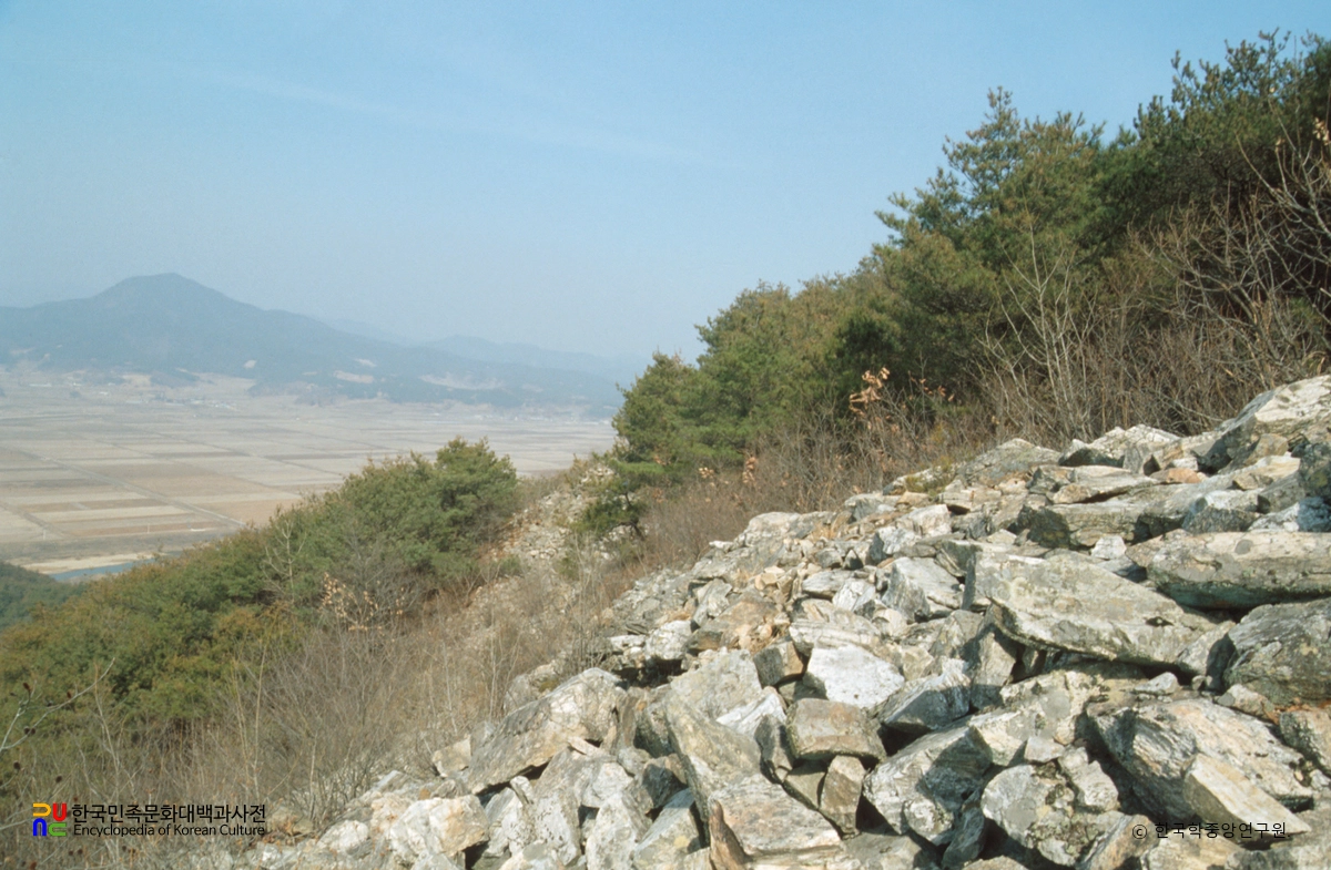 부여 증산성 전경