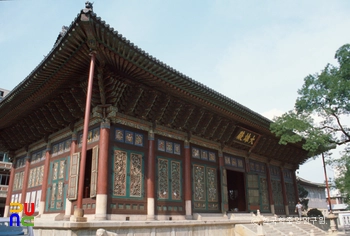 서울 조계사 대웅전 정측면