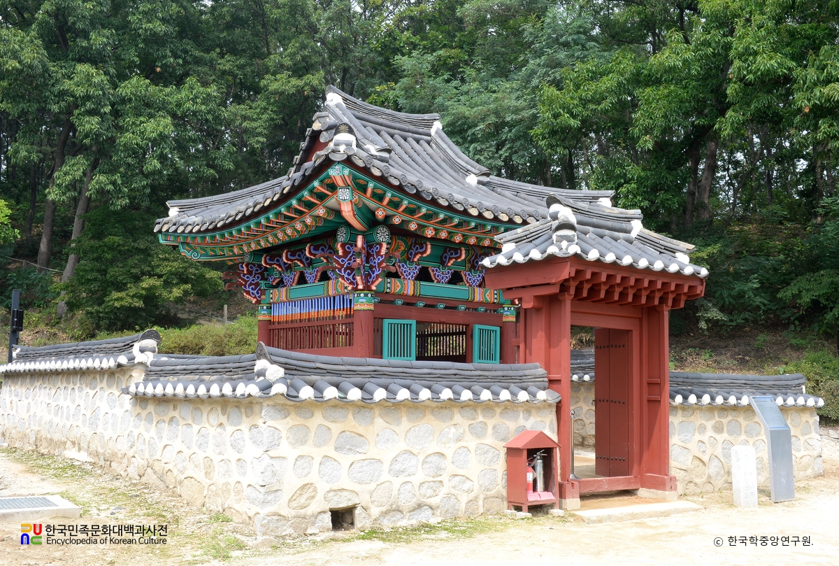 명성황후 탄강구리비