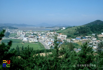 지도읍 전경