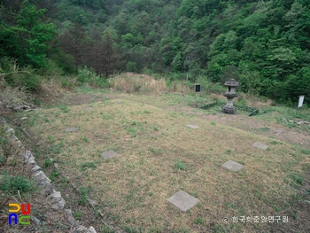 양양 선림원지 석등 전경