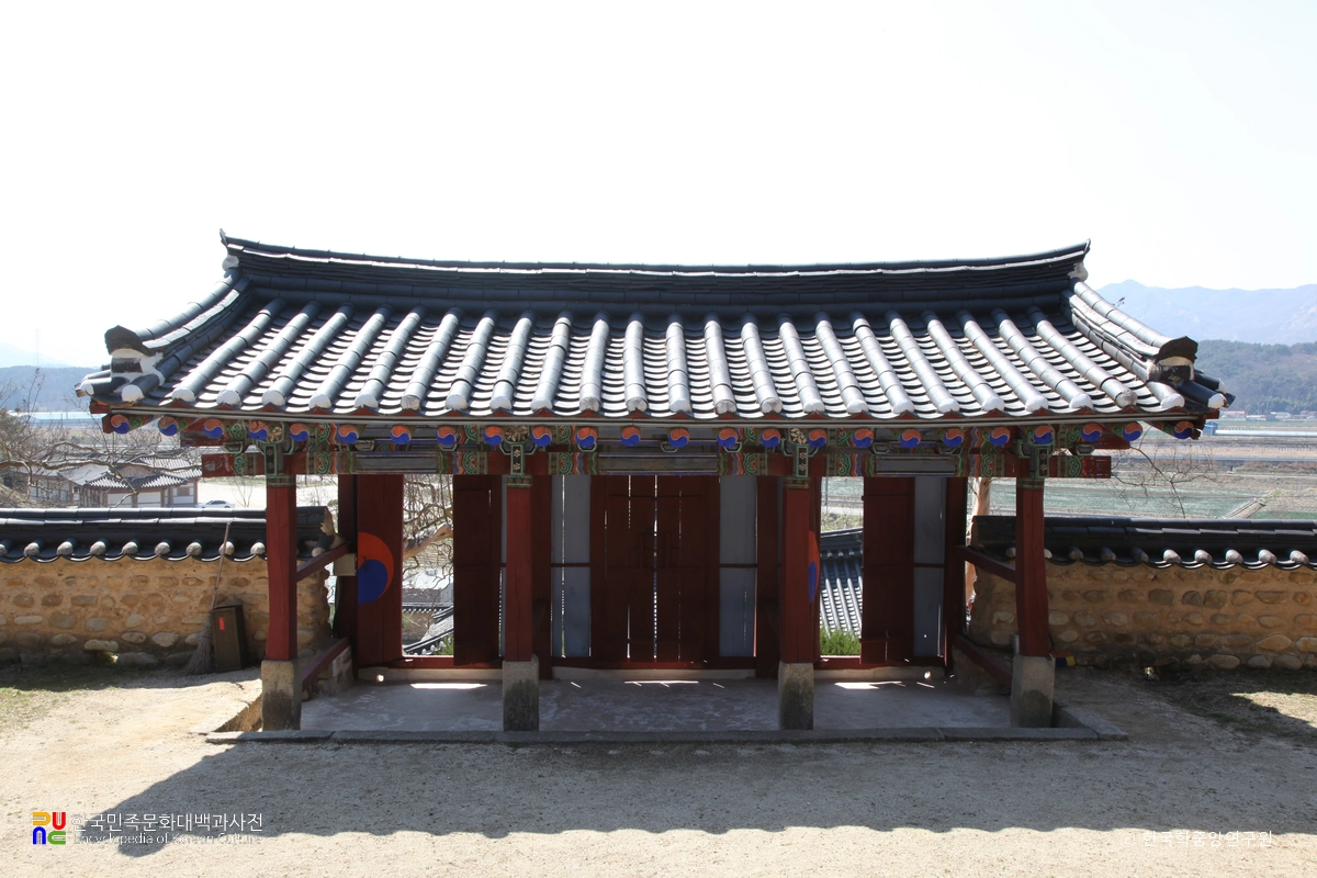 함양 남계서원 중 내삼문 후면