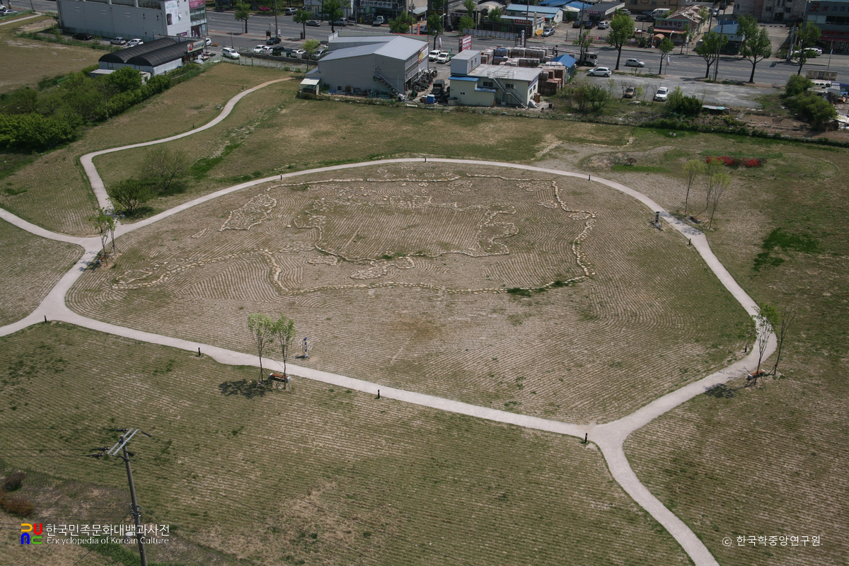 경주 용강동 원지 유적 전경