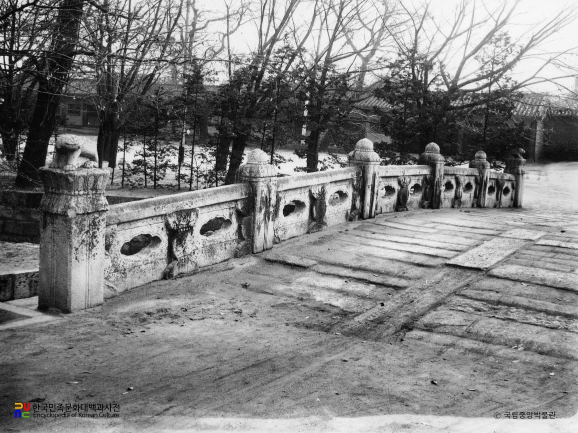 창덕궁 금천교 남측 난간