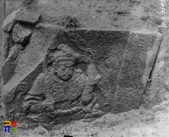 안동 법흥사지 칠층전탑 기단부 팔부중상