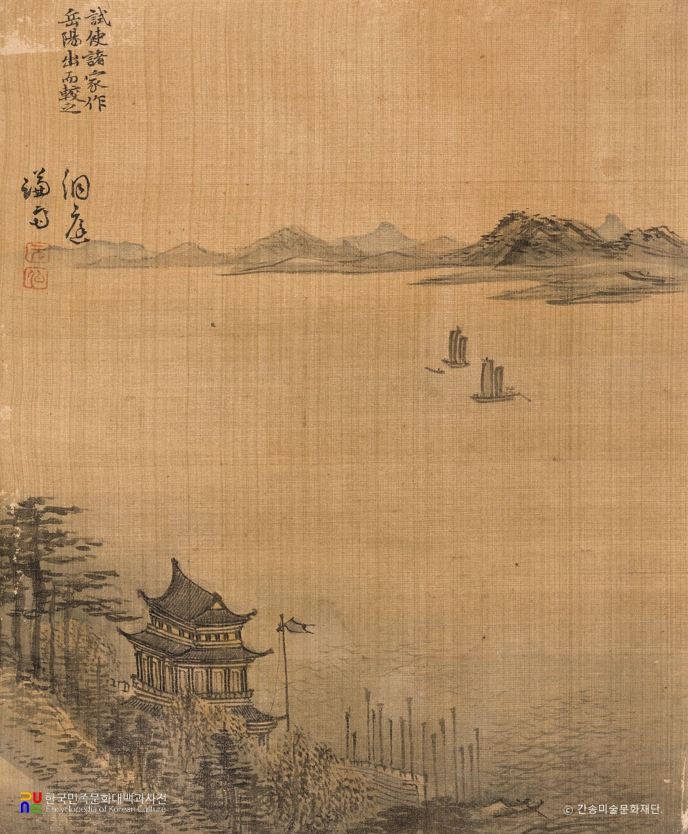 동정악루도(정선 작)