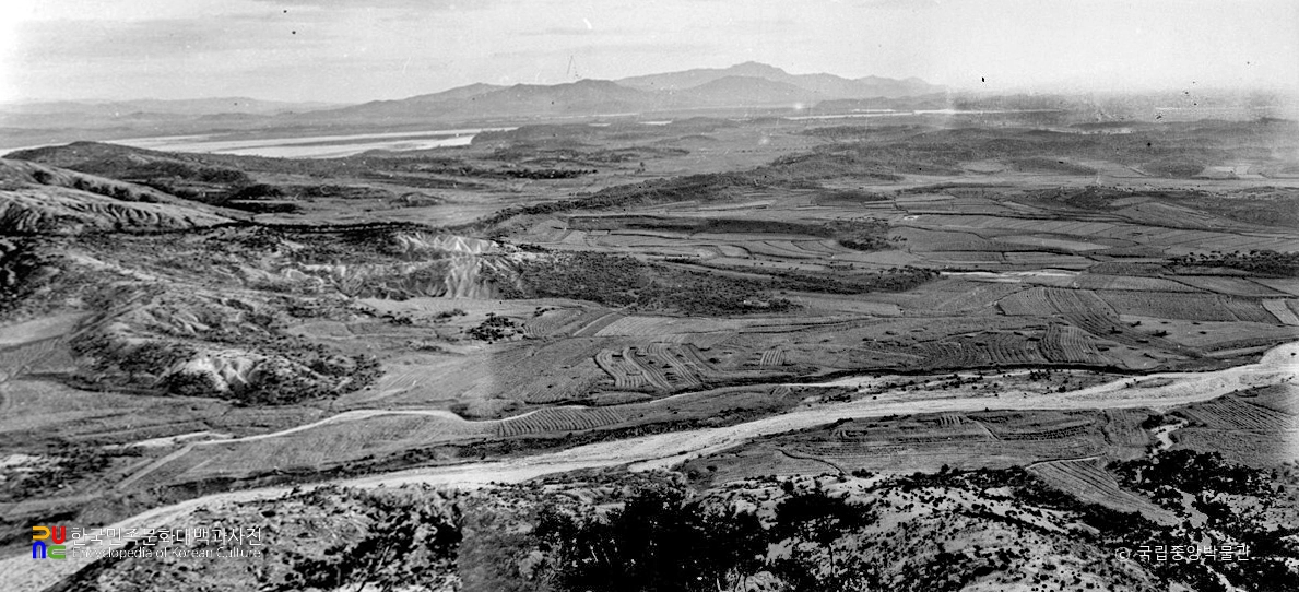 중곡동고분군 전경(파노라마)