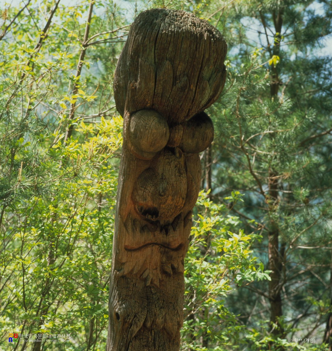 함양 벽송사 목장승
