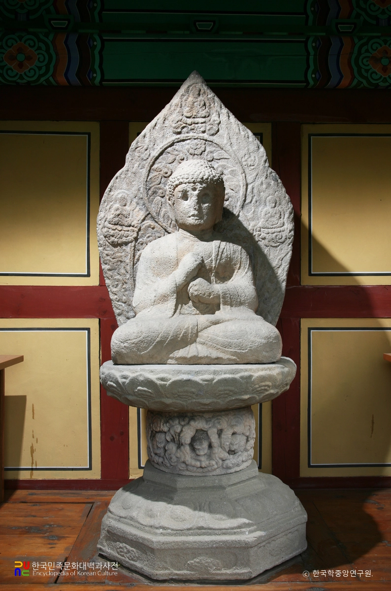 성주 금봉리 석조 비로자나불 좌상