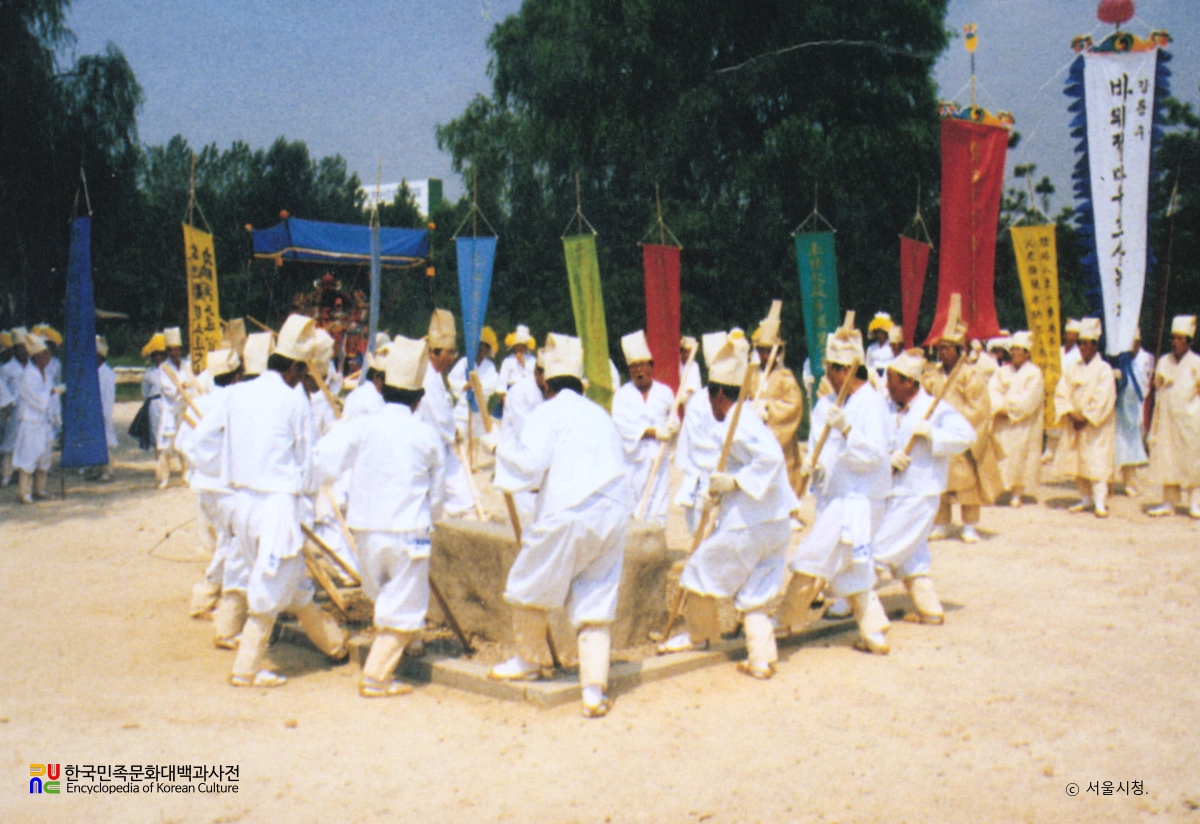 바위절마을 호상놀이