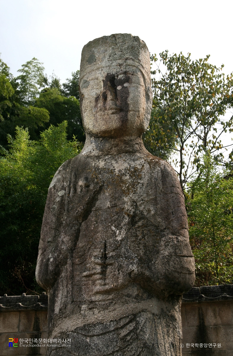 정읍 정혜사 석조보살입상