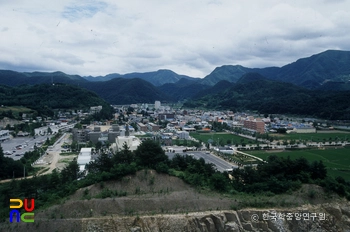 평창읍 전경