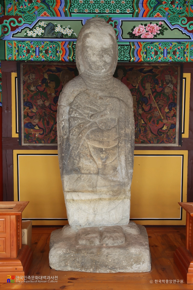 함양 용산사지 석조여래입상