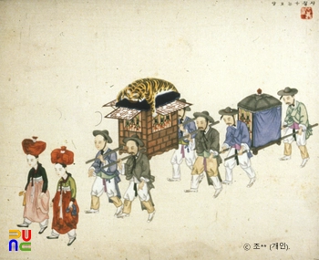 기산풍속도첩/신행