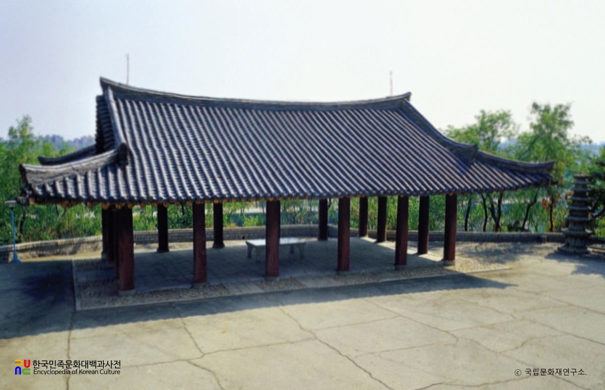 평양 부벽루 정면