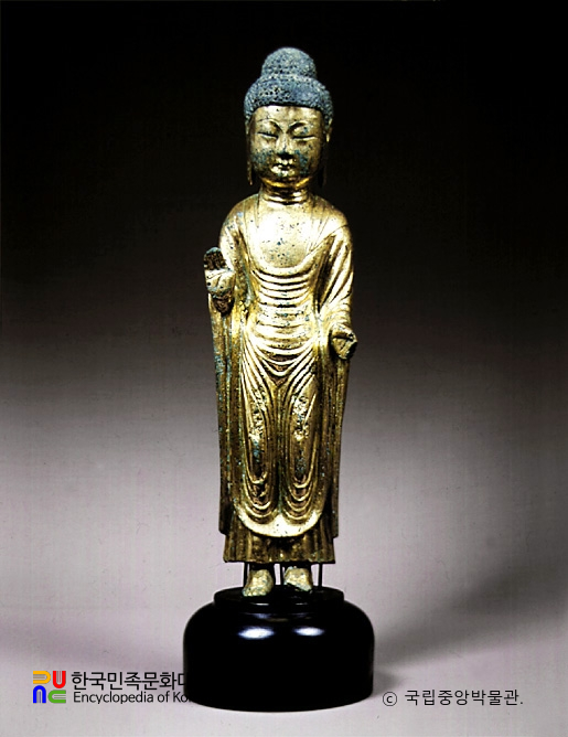 금동불입상