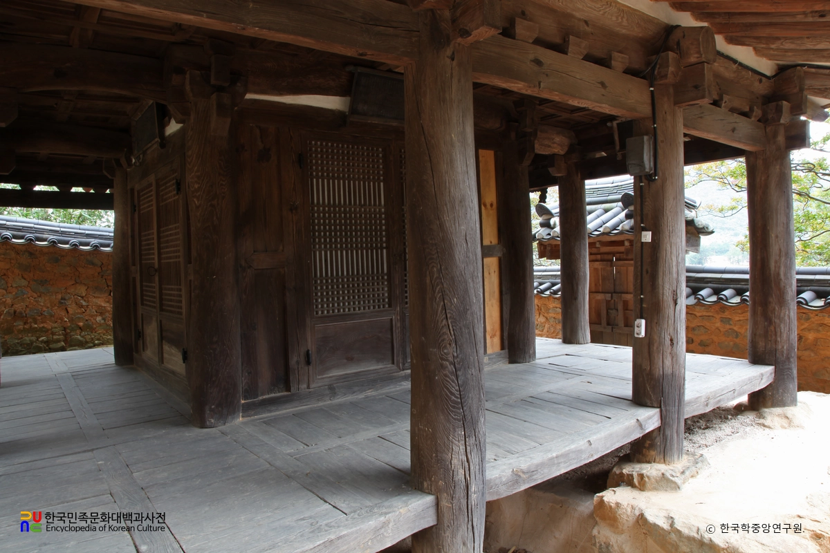 밀양 월연대 일원 중 월연정 내부