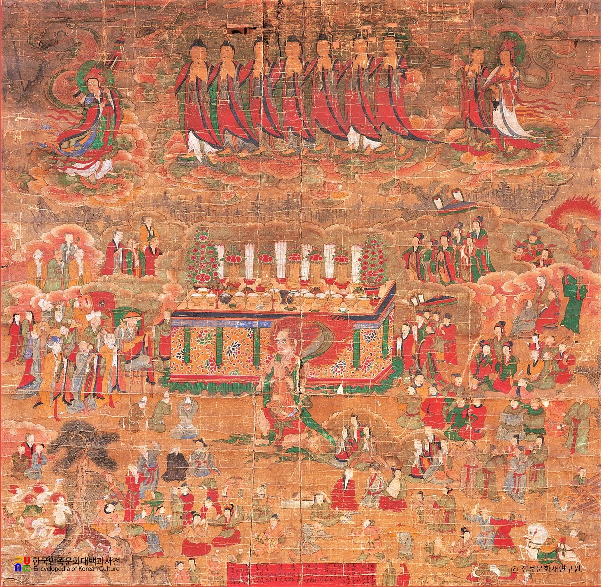 함양 법인사 감로왕도