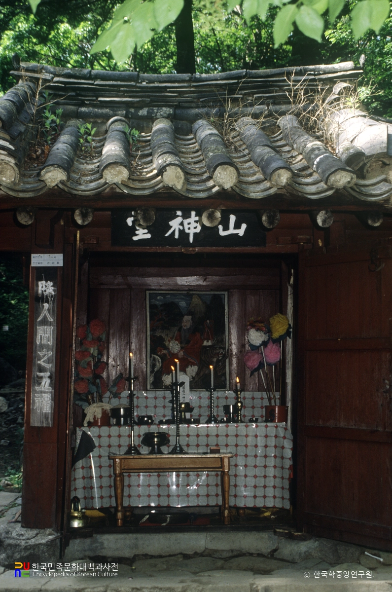 대관령 산신당 산신도