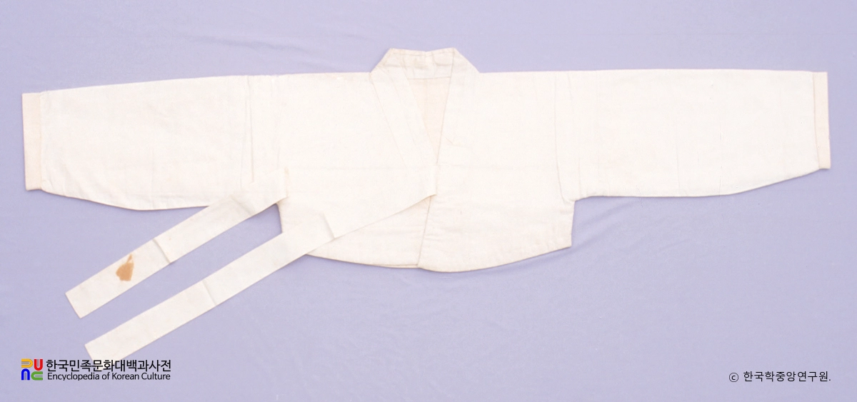 백색 광목 솜저고리