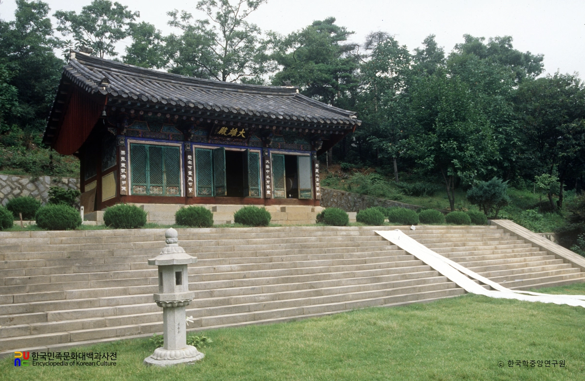 김포 금정사 중 대웅전 정측면