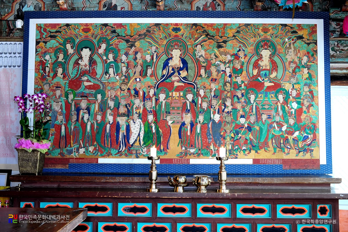 구례 천은사 삼장보살도