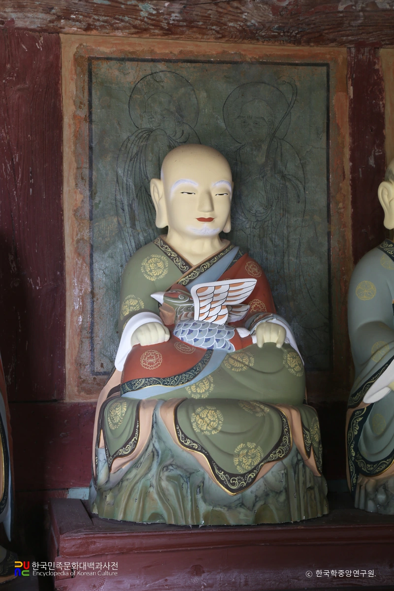 해남 미황사 십육나한상