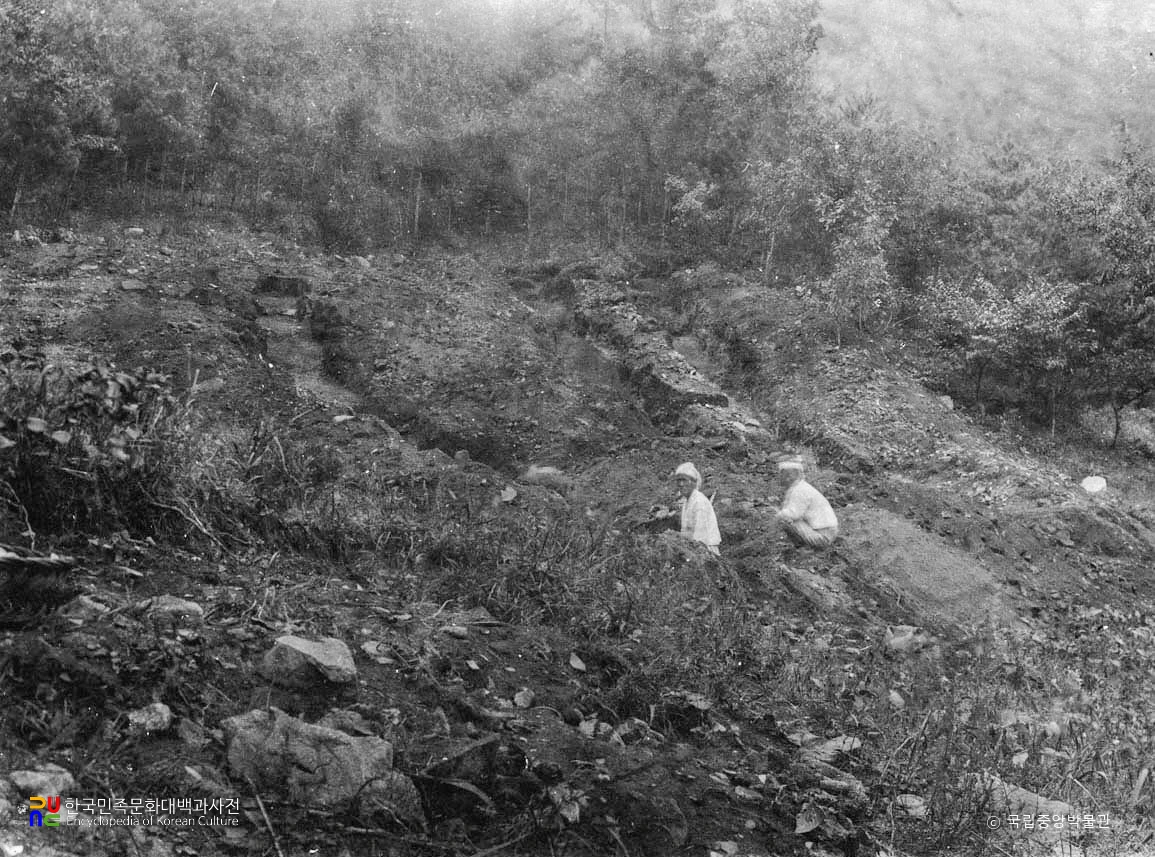 충남 공주 학봉리 제1호 요지 전경