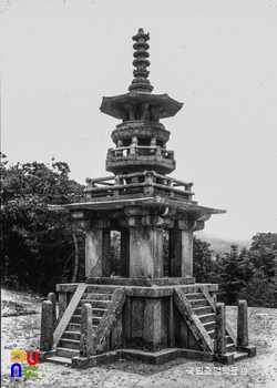 경주 불국사 다보탑 북서면