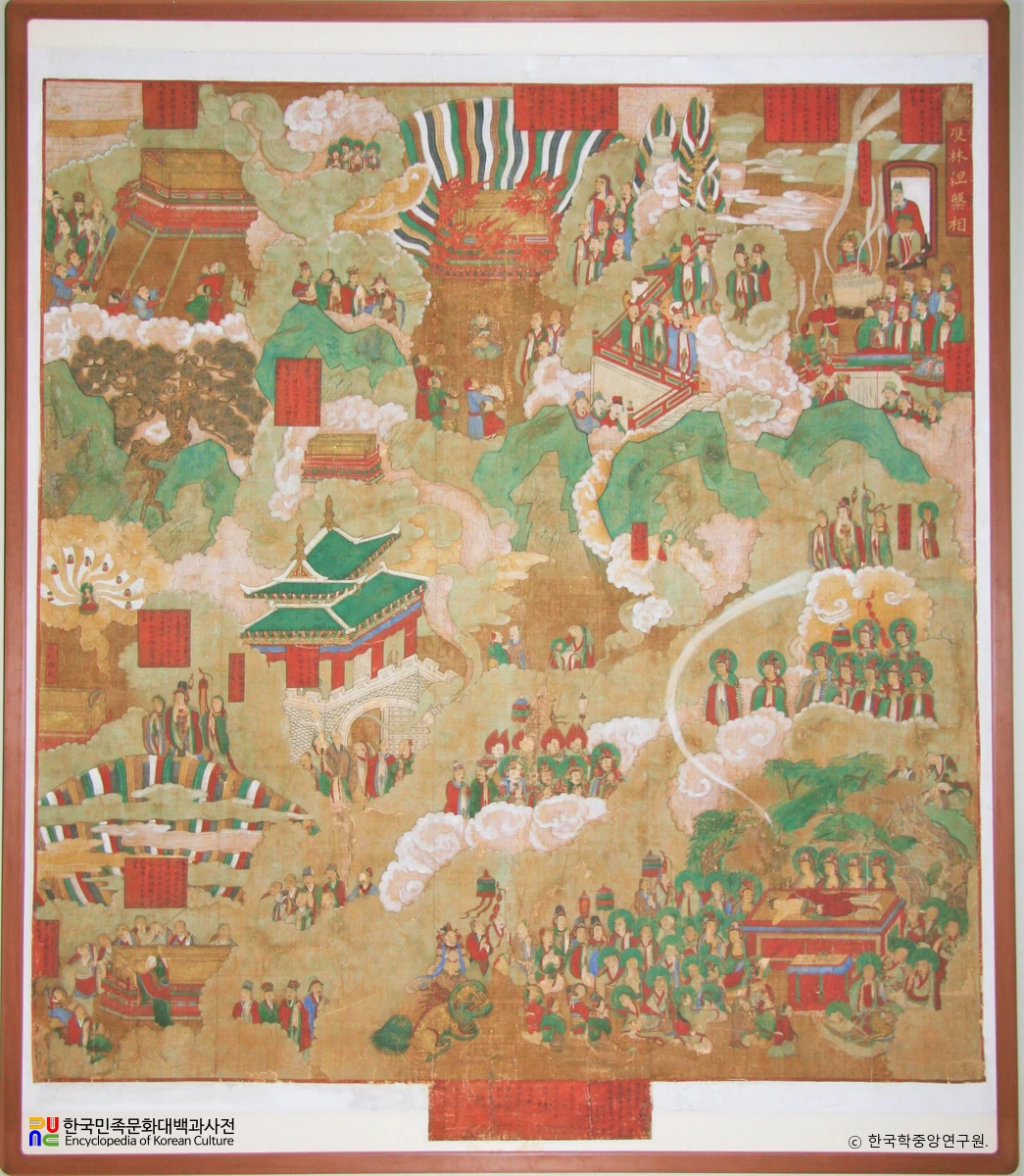 하동 쌍계사 팔상전 팔상탱