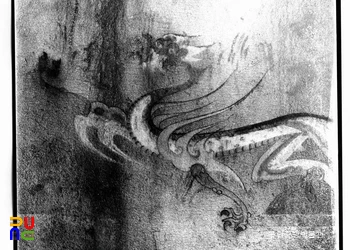 평남 강서 강서중묘 현실 서벽 백호(파노라마)