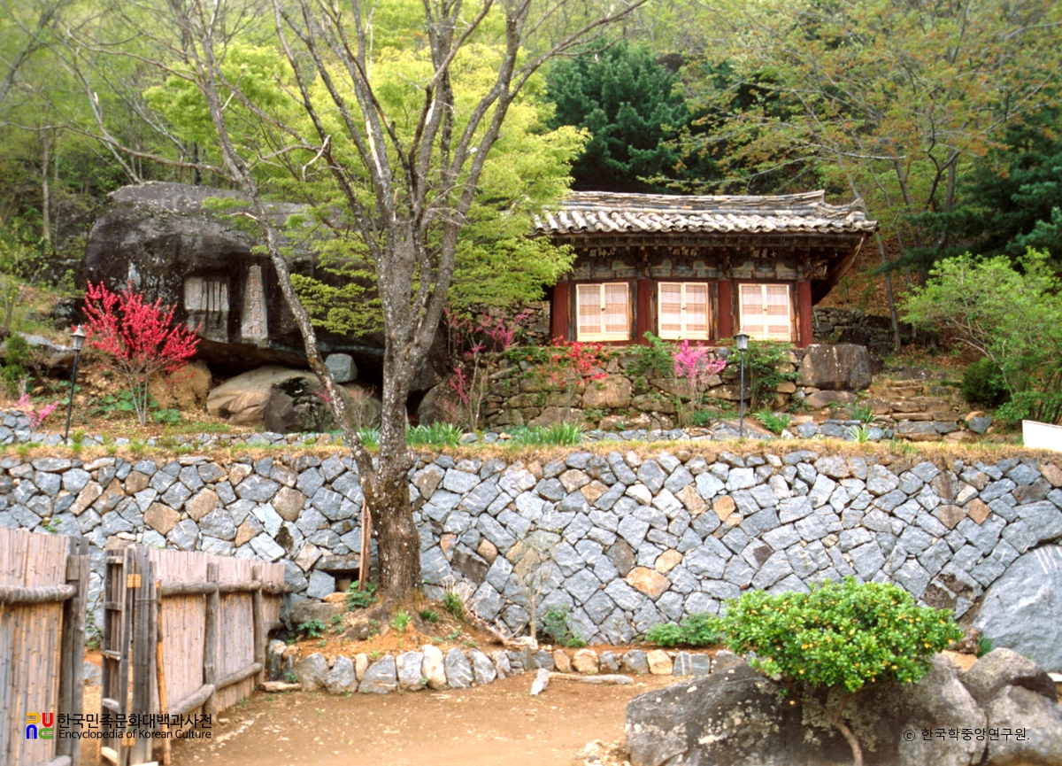 함양 금대암 전경