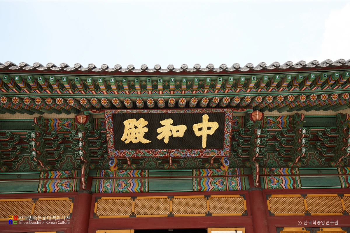 덕수궁 중화전 현판