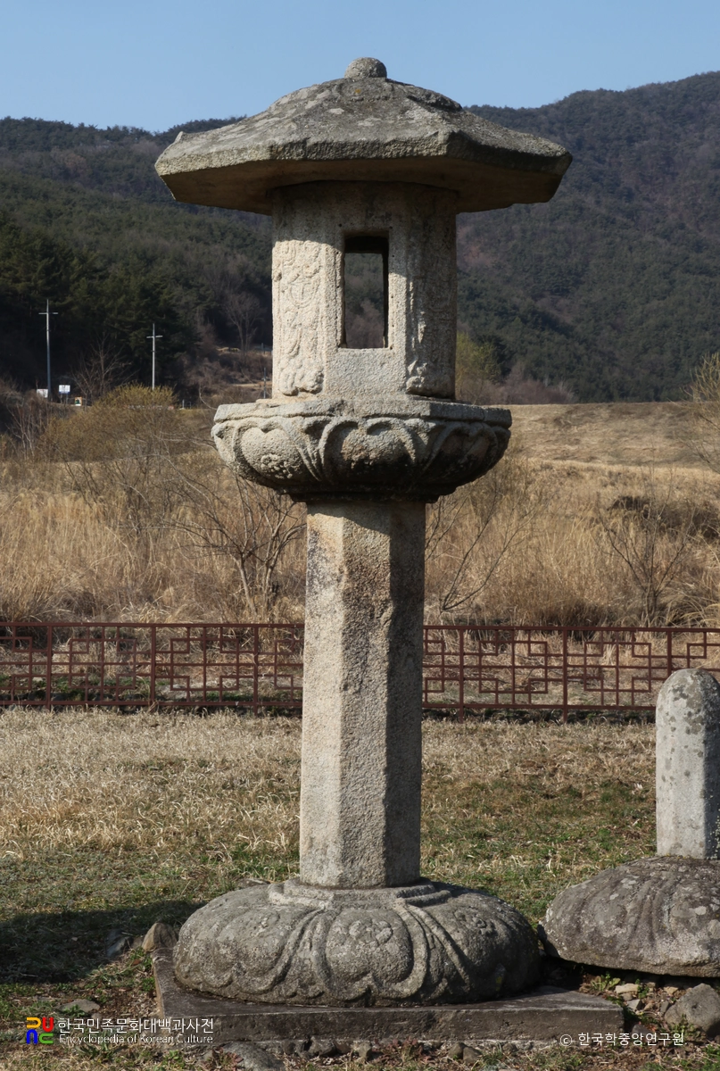 합천 백암리 석등