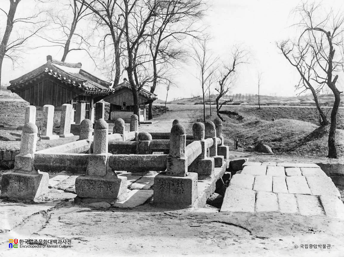 개성 선죽교 전경