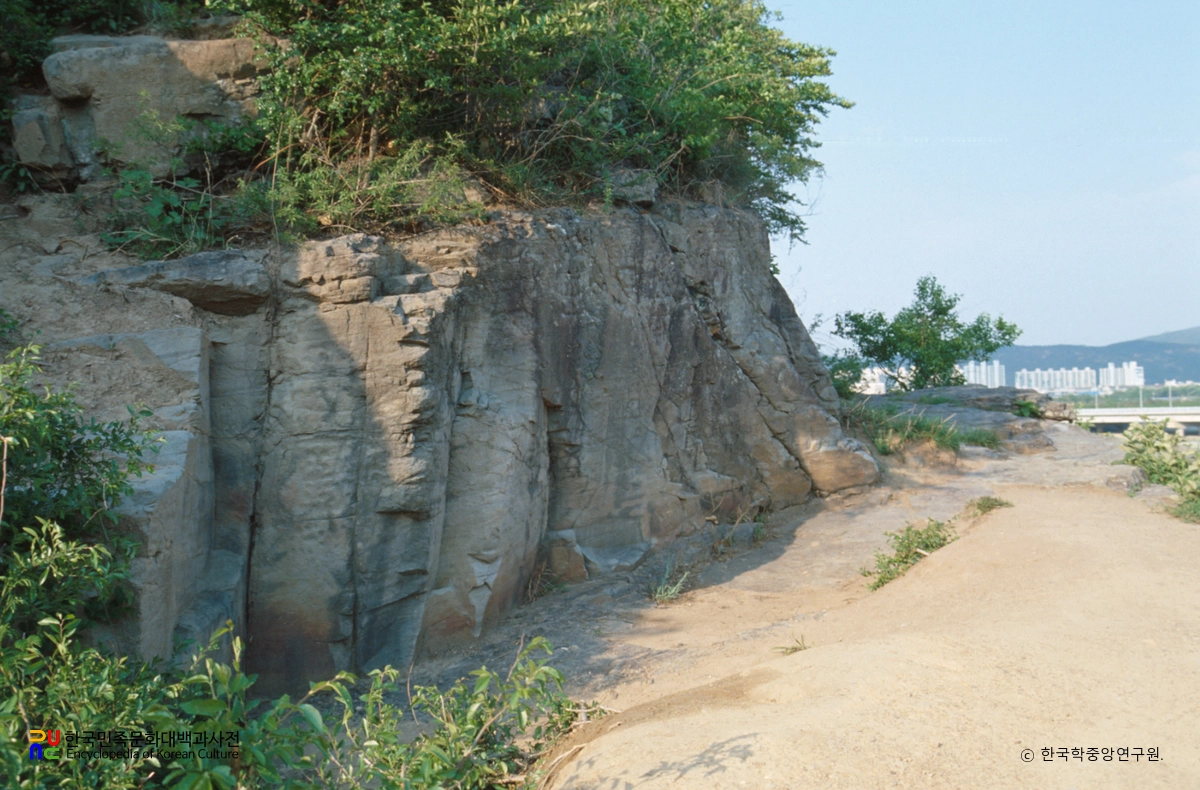 경주 석장동 암각화 전경