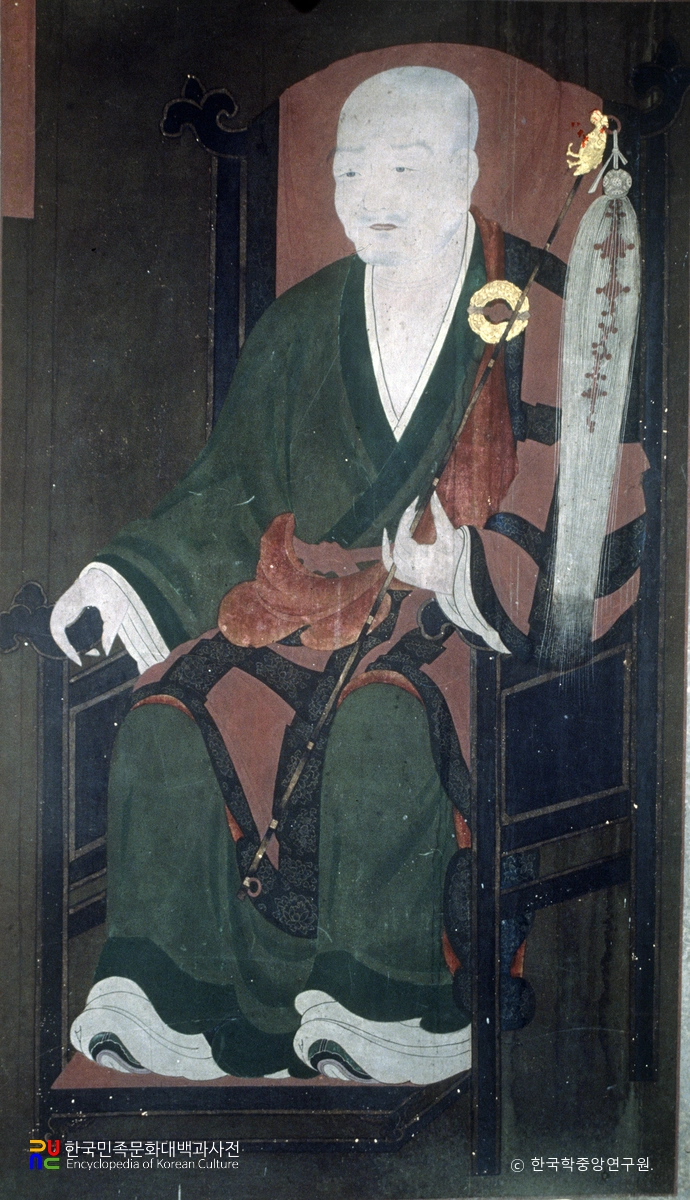 순천 송광사 십육조사 진영 / 제 5세 자진국사