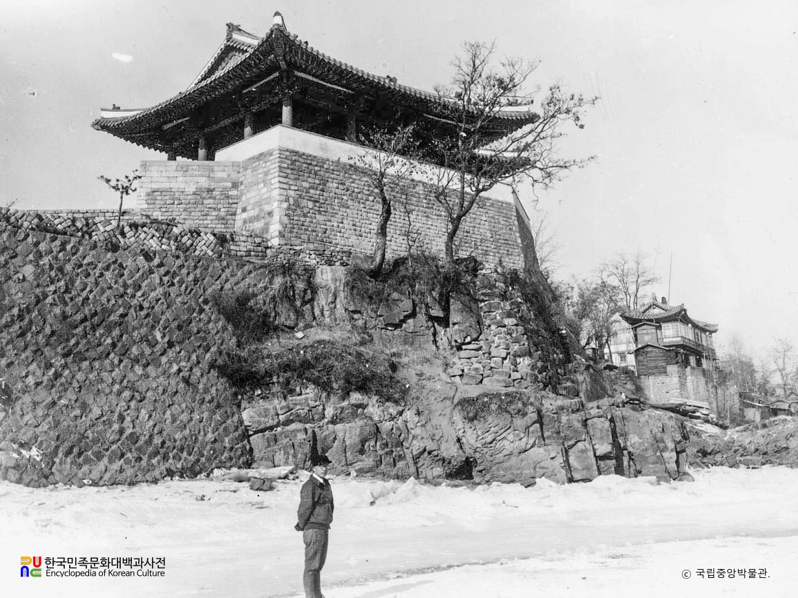 평양 연광정 전경