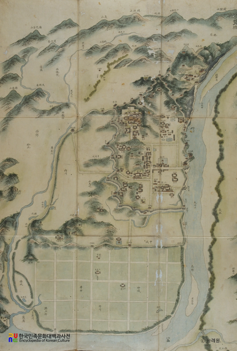 관서도지도 / 평양