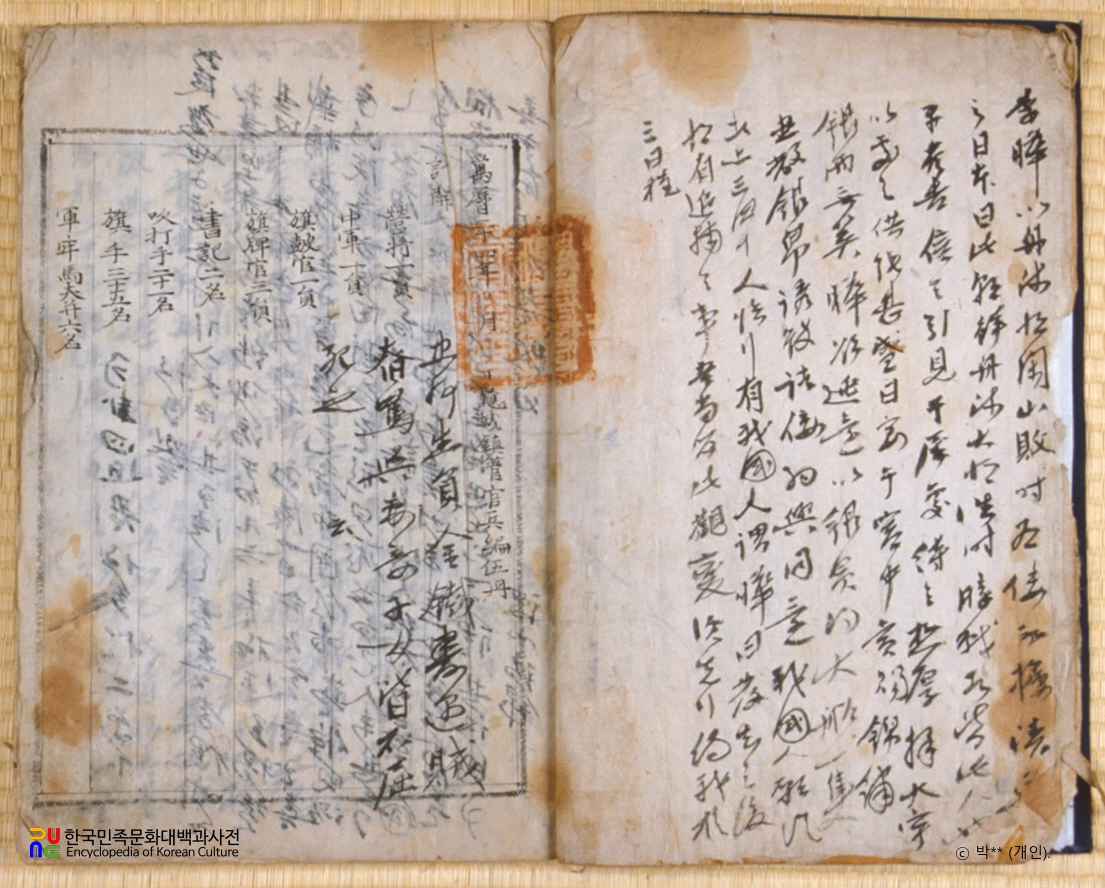 유성룡 종손가 문적