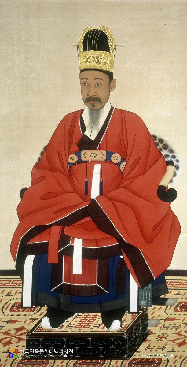 이하응 초상 일괄 중 금관조복본