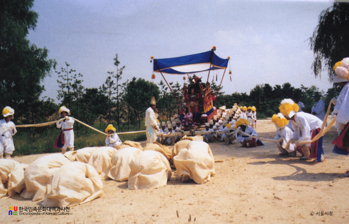 바위절마을 호상놀이