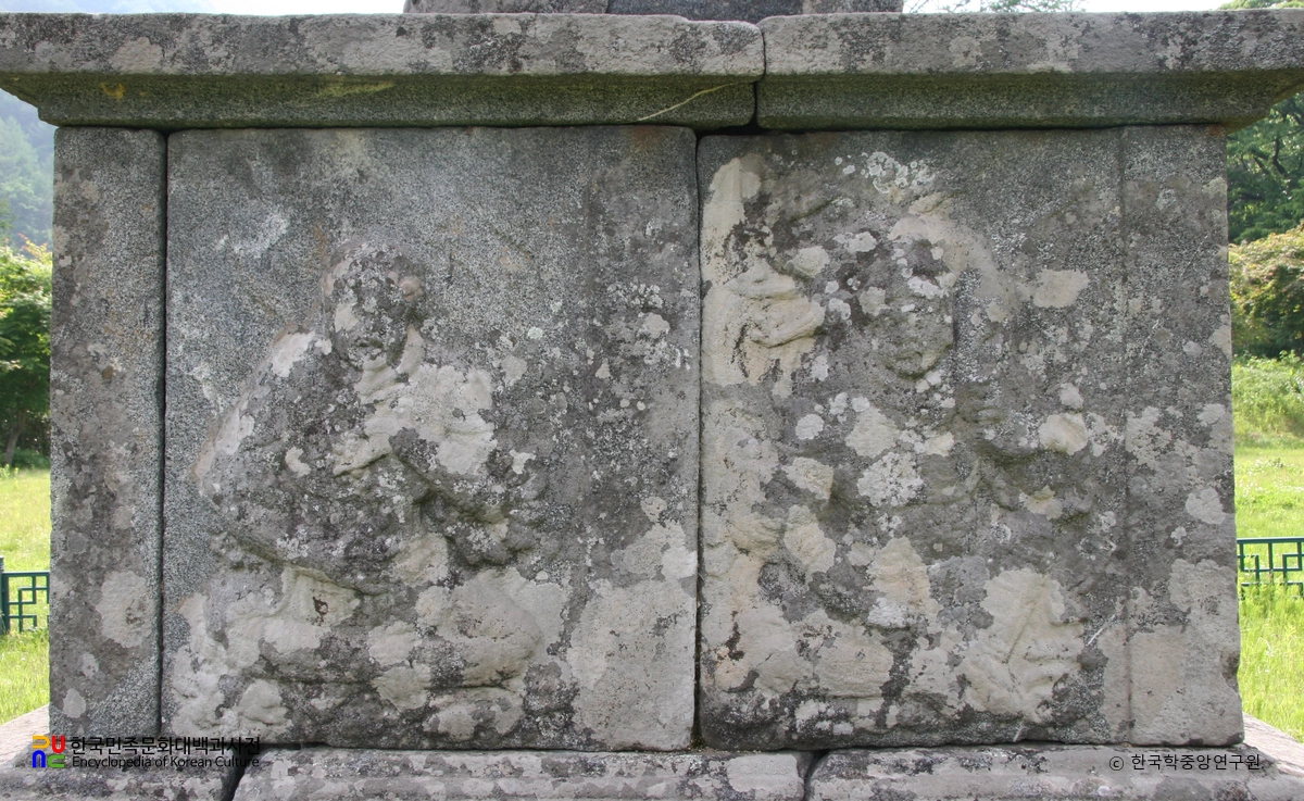 양양 진전사지 삼층석탑 팔부중