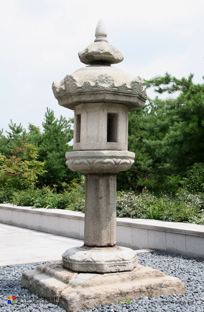 나주 서성문 안 석등 정측면