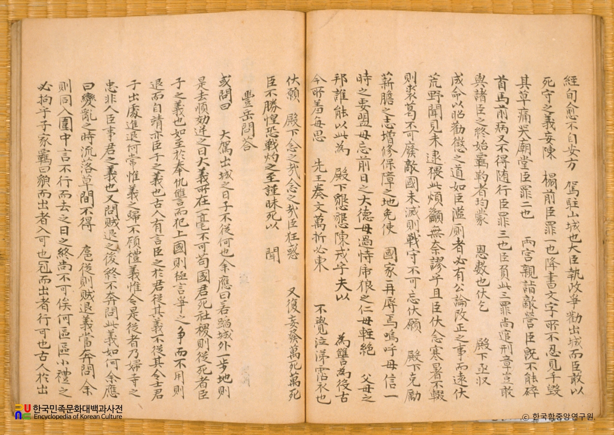 남한기략 / 호종상가사면상소