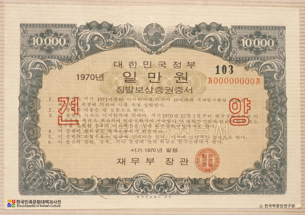 징발보상증권(1970년)