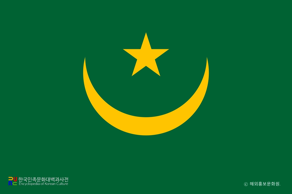 모리타니의 전 국기